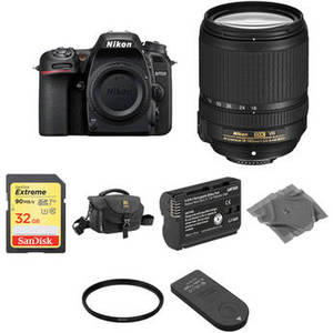 D7500 DSLR Camera with 18-140mm Lens Basic Kit