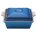 2.5qt Stoneware Covered Square Casserole Marseille
