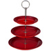 3-Tier Stoneware Stand Cherry