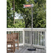 Stainless Steel Offset Pole Infrared Patio Heater