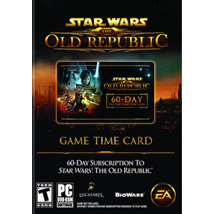 Star Wars the Old Republic Pre Paid Time Card