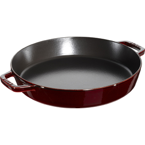 Cast Iron 13" Double Handle Fry Pan Grenadine