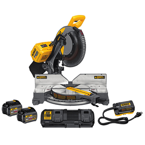 FLEXVOLT 120V MAX Compound Miter Saw Kit w/ 2 Batteries