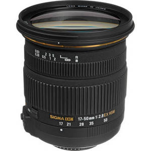 17-50mm f/2.8 EX DC OS HSM Zoom Lens for Nikon DSLRs with APS-C Sensors