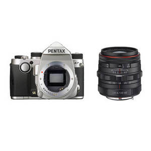 KP DSLR Camera with 20-40mm Lens Kit (Silver)