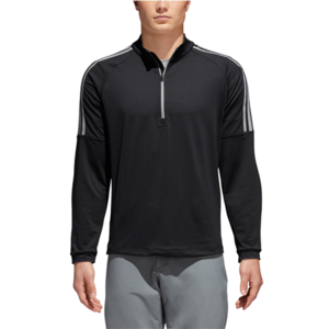 adidas Classic 3-Stripe 1/4 Zip Pullover Size: Large