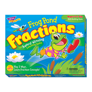 TREND Enterprises, Inc. Frog Pond Fractions Game Ages 5 & Up