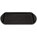 Enameled Cast Iron Extra-Large Double Burner Matte Black