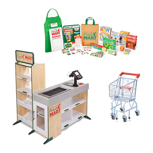 Fresh Mart Grocery Store With Companion Set & Shopping Cart Ages 3+ Years