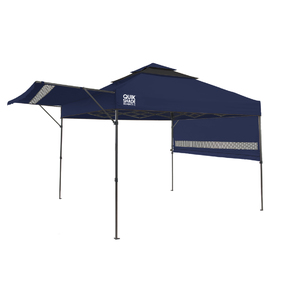 Quik Shade  Summit SX170 10x10 Instant Canopy with Adjustable Dual Half Awnings - Blue/Graphite