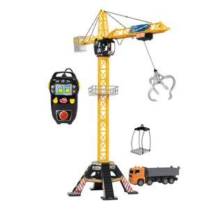 Dickie Toys Mega Crane Remote Control Set Yellow and Black