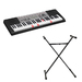 61-Key Full Size Lighted Keyboard w/ Stand