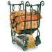 Country Firewood Holder with Tools