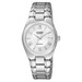 Ladies Corporate Exclusive Silver-Tone Quartz Watch Silver Dial