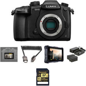 Lumix DC-GH5 Mirrorless Micro Four Thirds Digital Camera with Pro HDR Kit