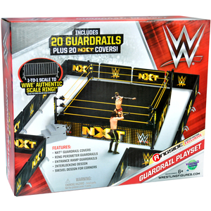 WWE NXT Guardrail Playset - Ringside Collectibles Exclusive Toy Wrestling Action Figure Playset