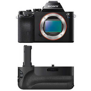 Alpha a7S Mirrorless Digital Camera Body with Battery Grip Kit