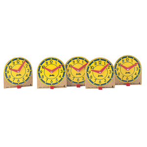 Carson-Dellosa Pub Group Original Mini Clocks 12-Pk Wood