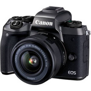 EOS M5 Mirrorless Digital Camera with 15-45mm Lens