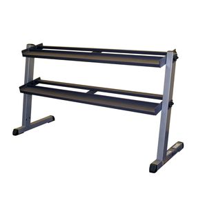 Body-Solid 2 Tier Horizontal Dumbbell Rack