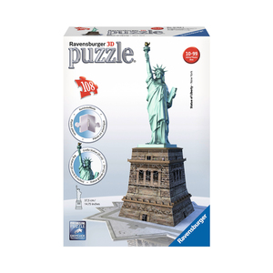 Ravensburger 3D Puzzle - Statue of Liberty: 108 Pcs
