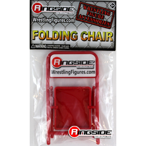 WWE Folding Chair (Red) - Ringside Exclusive Toy Wrestling Action Figure Accessory