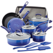 14pc Hard Enamel Nonstick Cookware Blue Gradient