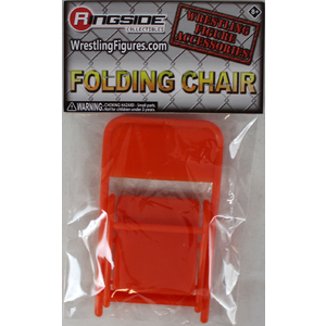 WWE Folding Chair (Orange) - Ringside Exclusive Toy Wrestling Action Figure Accessory