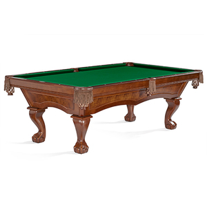 Danbury 8ft Ball & Claw Pool Table Chestnut/Brunswick Green