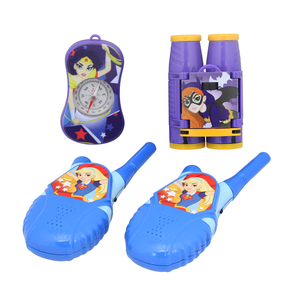 DC Comics Superhero Girls Walkie Talkie 4 Piece Adventure Kit