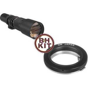 500mm f/8 Preset Lens With T-Mount Adapter For Olympus