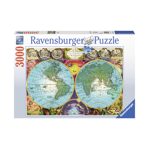 Ravensburger Antique Map: 3000 Pcs