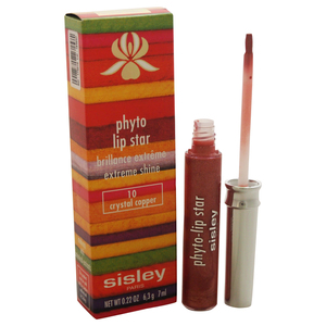 Sisley Phyto Lip Star Extreme Shine - # 10 Crystal Copper by for Women - 0.22 oz Lip Gloss