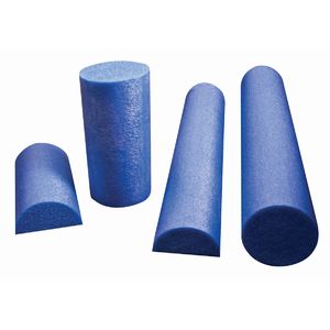 Cando Foam Roller - Blue PE foam - 6" x 36" - Round