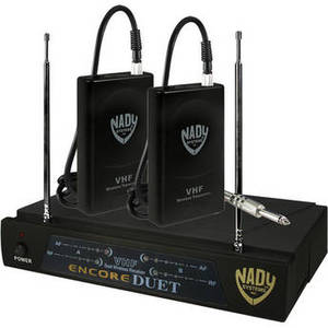 Encore Duet Dual Receiver VHF Wireless Guitar System