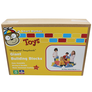 Smart Monkey Toys Imagibricks Giant Building 24Pc Set Blocks