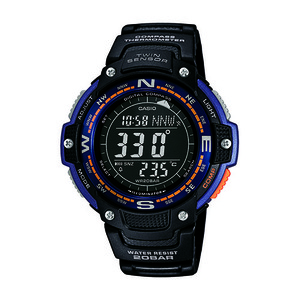 Mens Twin Sensor Temperature/Compass Sport Watch Black