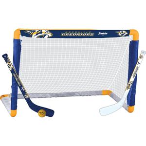 Franklin Sports NHL Nashville Predators Mini Hockey Set