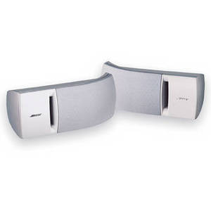 161 Full-Range Bookshelf Speakers (White, Pair)