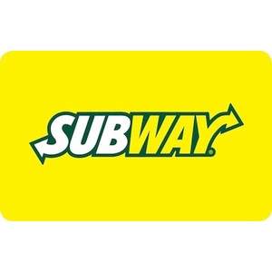 SUBWAYÂ® Card $25