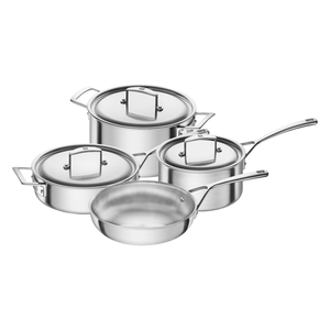 Aurora 5-Ply 7pc Stainless Steel Cookware Set