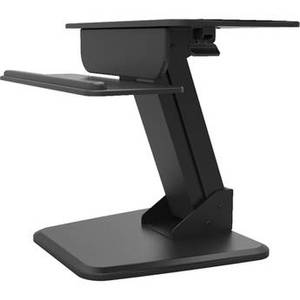 Ergonomic Height-Adjustable Sit/Stand Desktop Station with Keyboard Platform