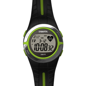 Dakota Watch Company Heart Rate Monitor Watch Orange