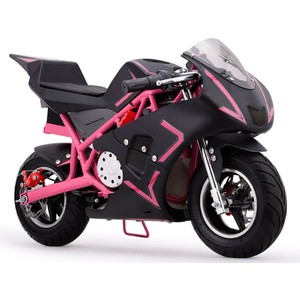 MotoTec Cali 36v Electric Pocket Bike Pink