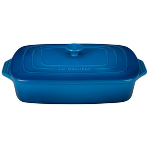 3.5 Qt. Stoneware Covered Rectangular Casserole Marseille