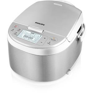 Electric MultiCooker Stainless Steel/White