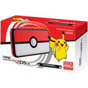 2DS XL Handheld Gaming System (Pokeball Edition)